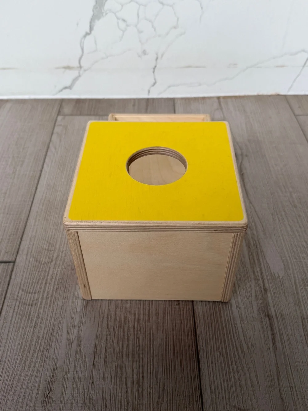 Lovevery wooden Ball drop box toy